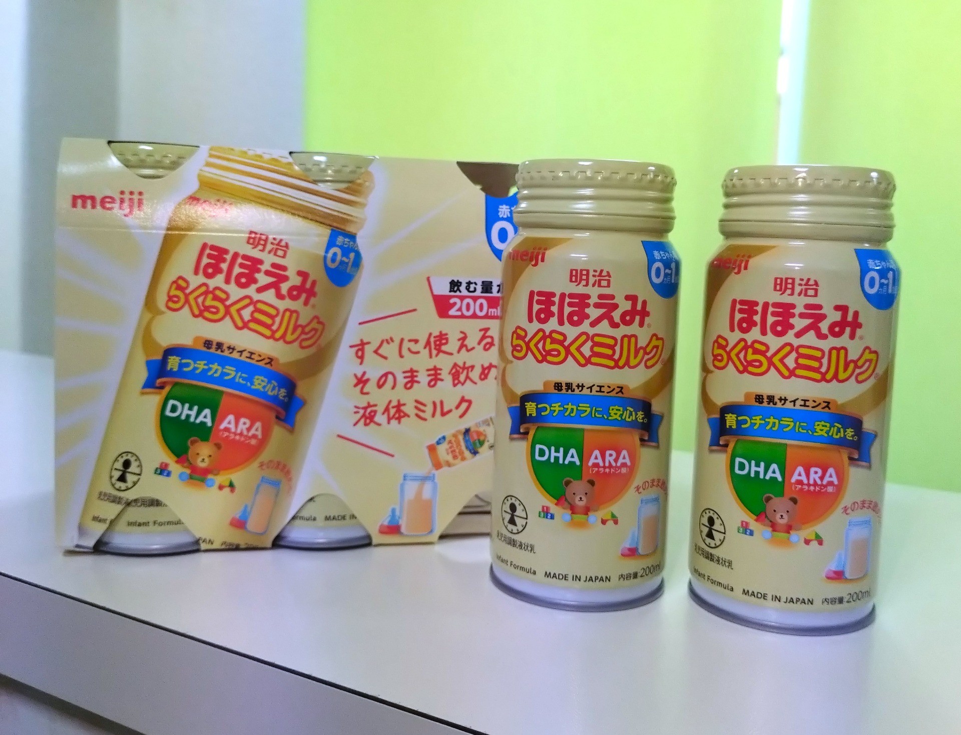 赤ちゃん用液体ミルクをいただきました✨