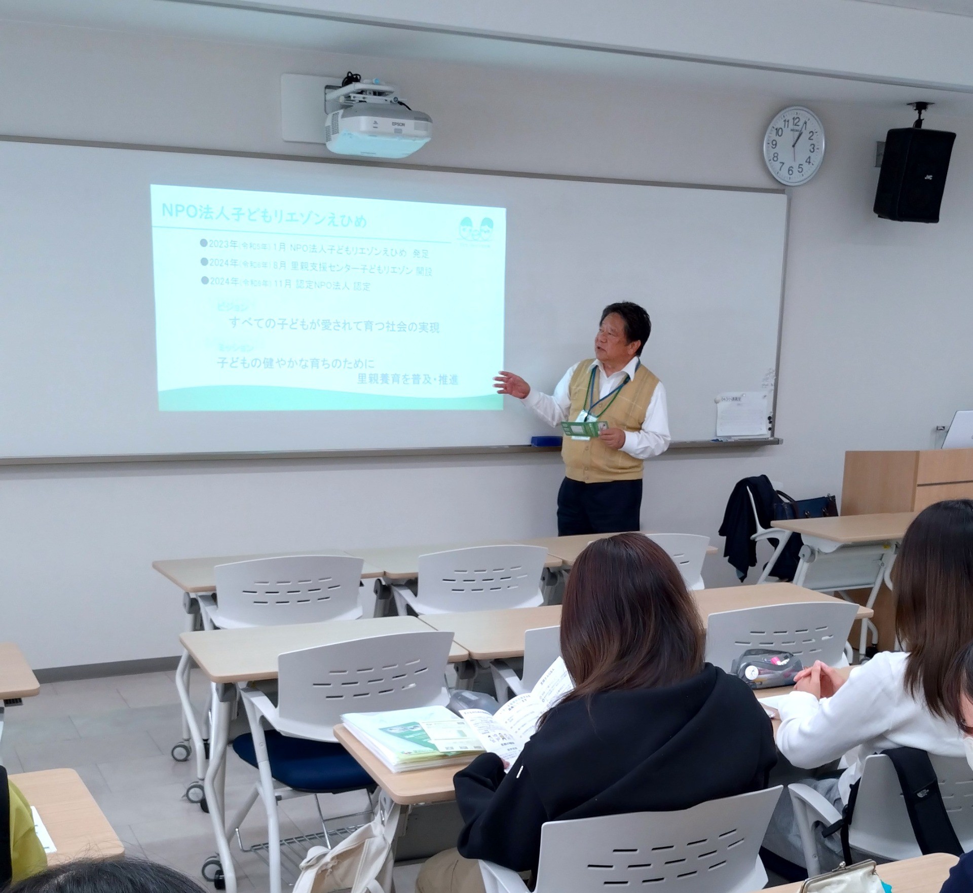 聖カタリナ大学看護学部の皆さんと学びました！